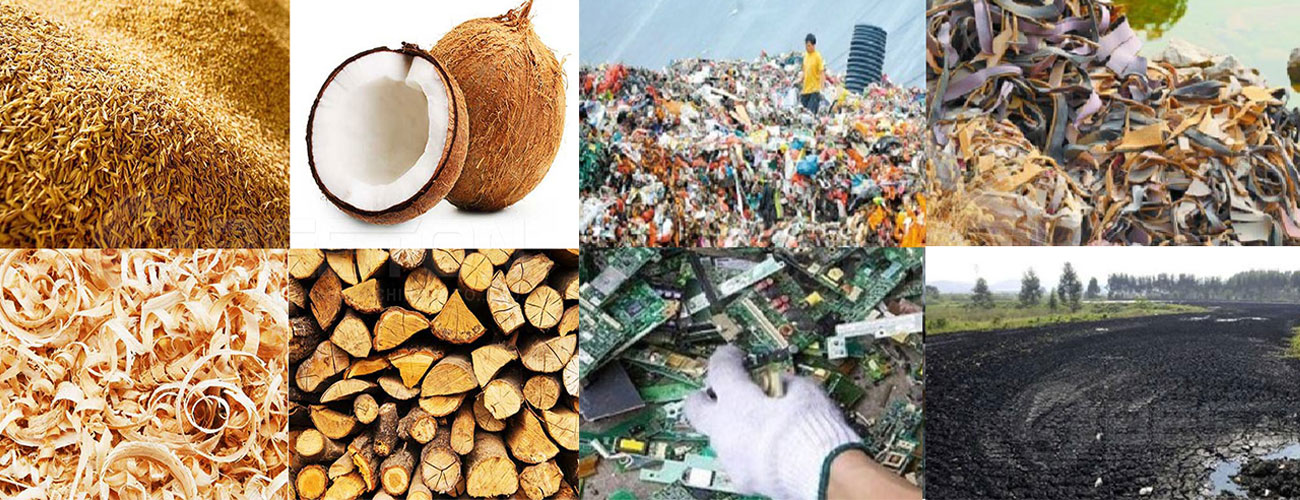 Biomasa, basura y aceite de lodos