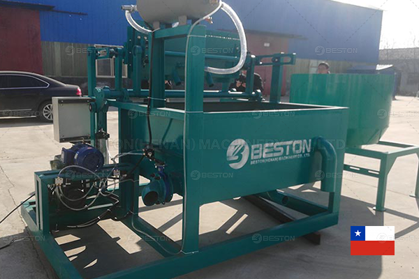 Máquina para hacer bandejas de huevos en Chile de Beston Group