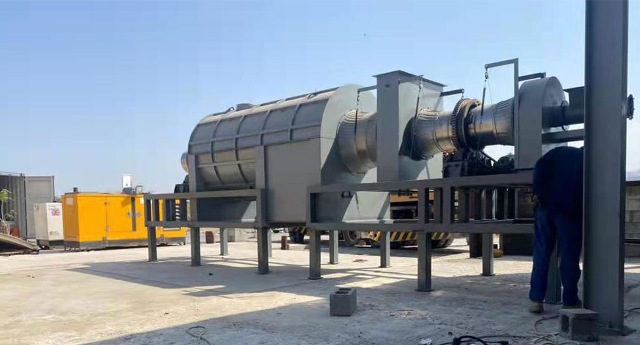 BST-05 Máquina para Hacer Carbón Instalación en United Arab Emirates