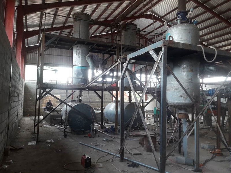 Fabrica de BLJ-16 Planta de Pirólisis en Nigeria