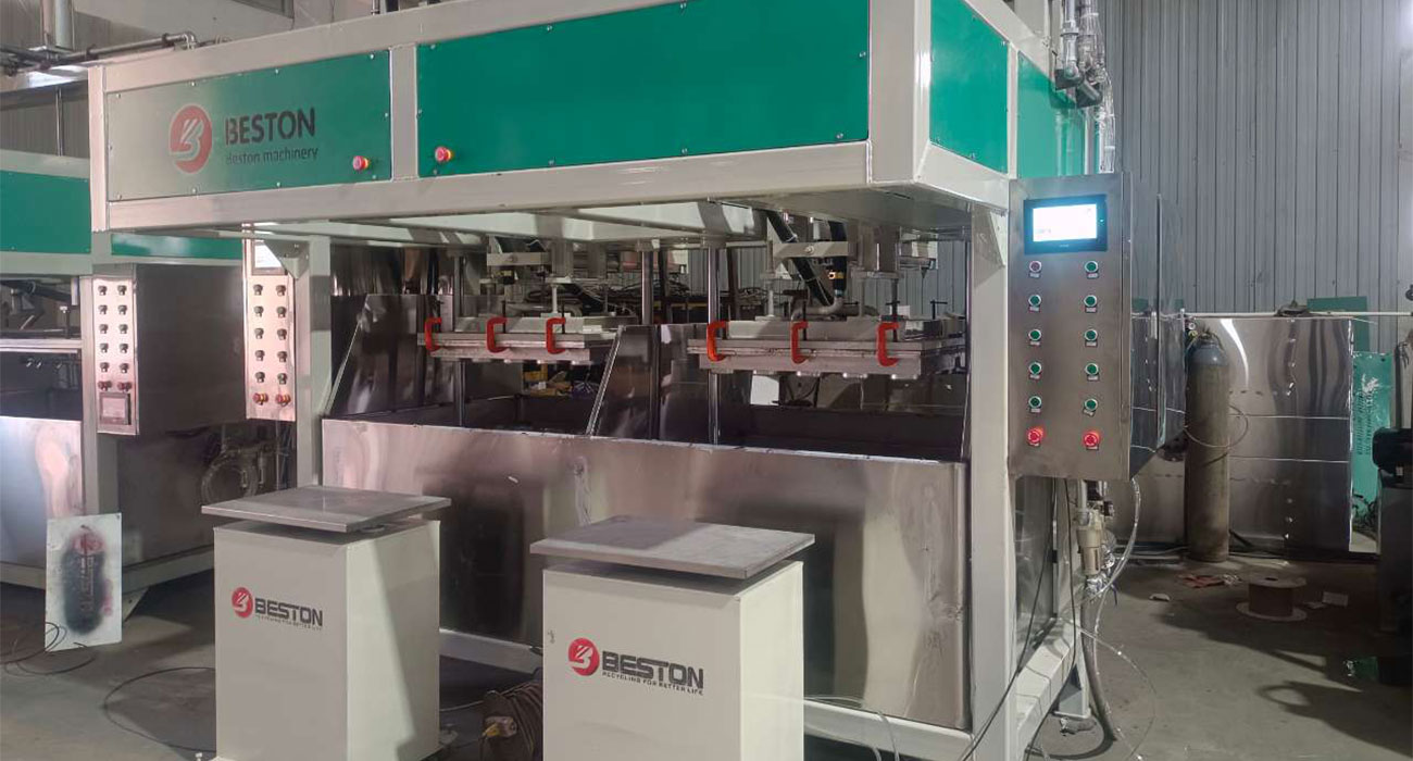 Máquina para Fabricar Bandejas de Papel Enviada a Tailandia