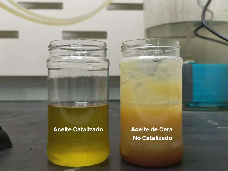 Aceite de Pirólisis de Plásticos Catalizado y No Catalizado