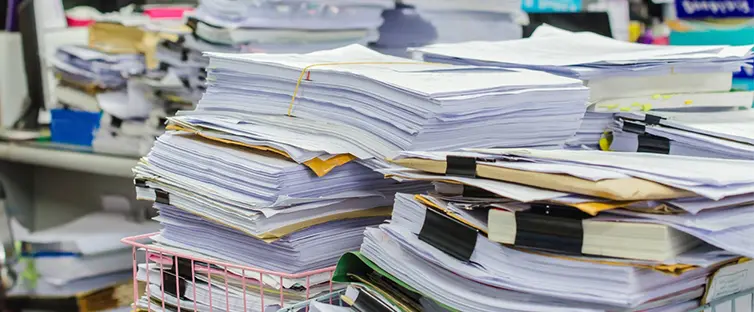 Papel de Oficina Usado