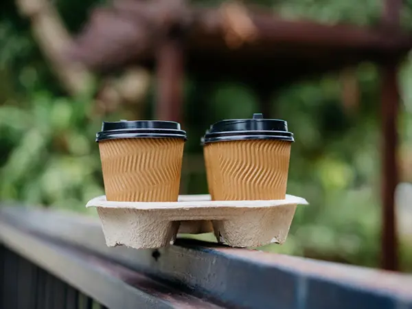 Bandeja Para Vasos de Café de Papel