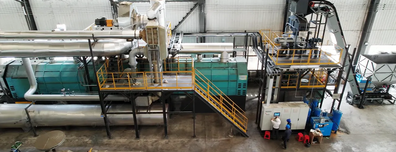 Equipo de Pirólisis Continua