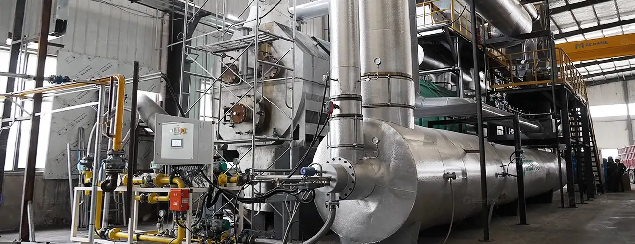 Máquina de Pirólisis Continua