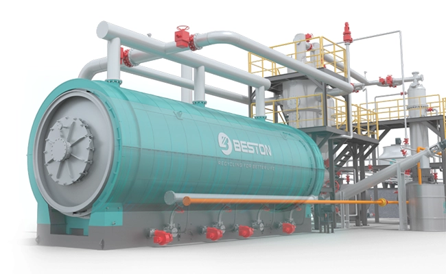 Reactor Principal de Gran Capacidad de la Planta de Pirólisis de Lodo Aceitoso BLJ-20