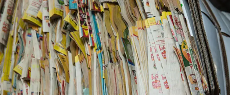 Revistas Usadas para la Producción de Bandejas de Huevos