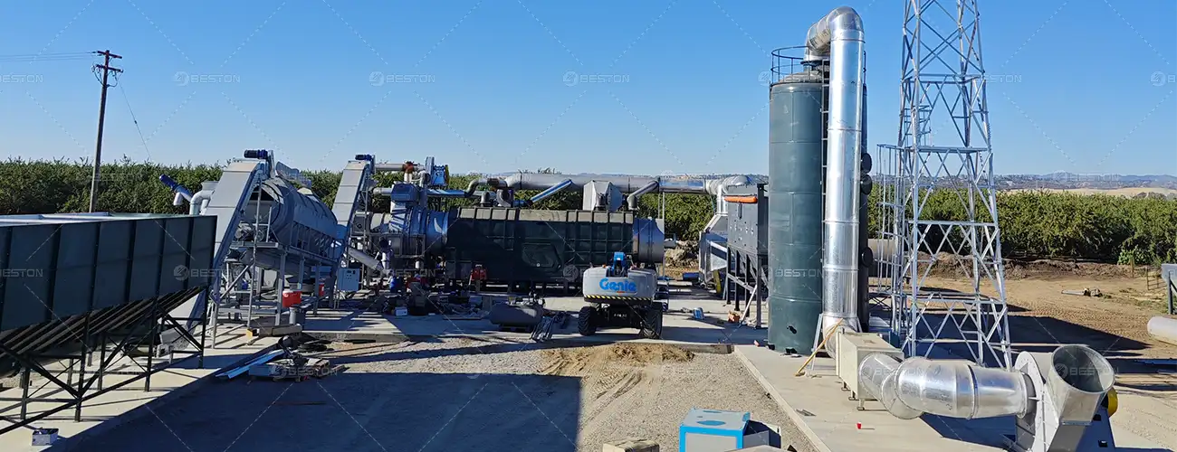 El proyecto del horno de carbonización en Estados Unidos