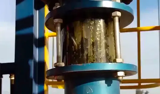 Aceite de Pirólisis de una Planta de Pirólisis en Chile