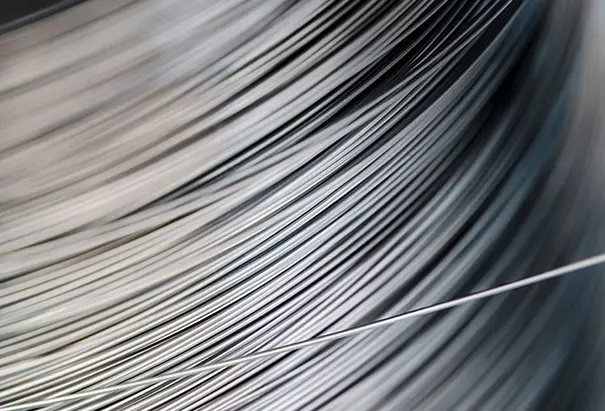 Alambre de Acero de una Planta de Pirólisis en Chile