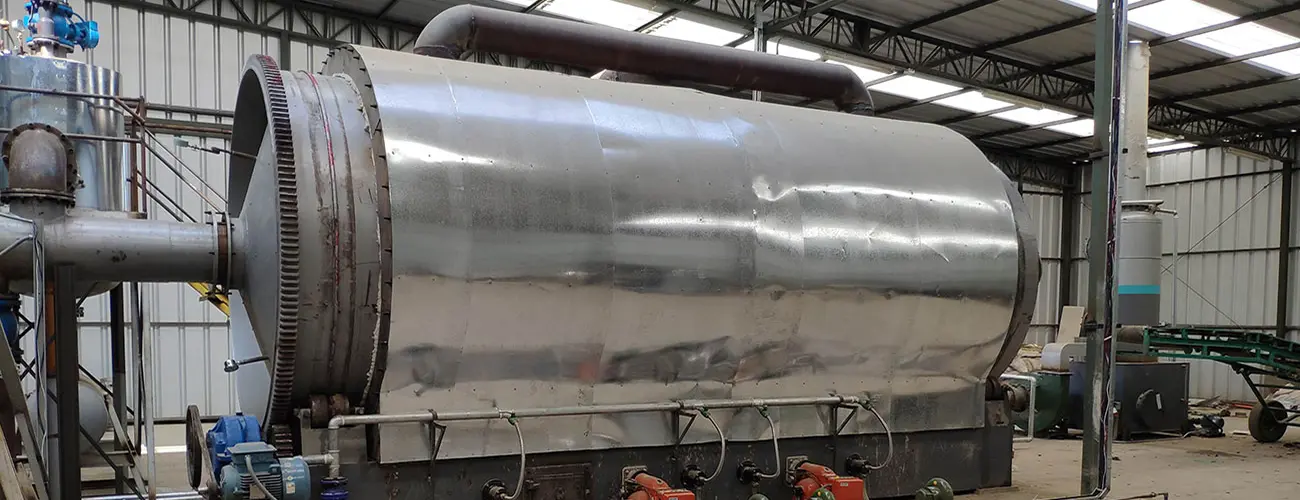 Instalación de Planta de Oirólisis de Neumáticos en Chile