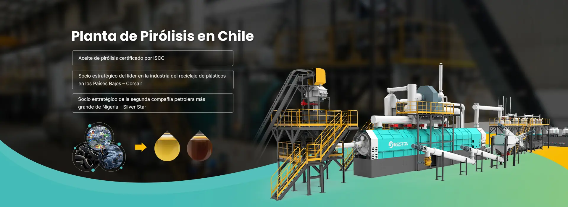Planta de Pirólisis en Chile Banner