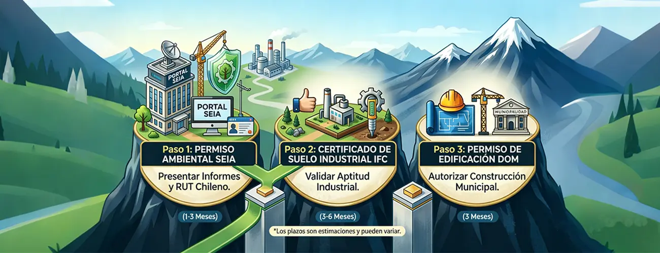 Ruta de Permisos para una Equipo de Pirólisis en Chile - En Zonas Industriales