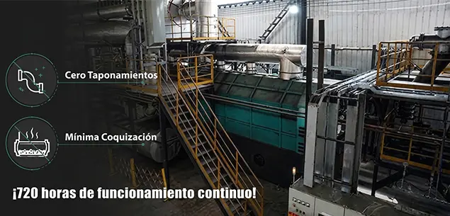 0 Taponamientos y Más de 720 h de Operación Continua