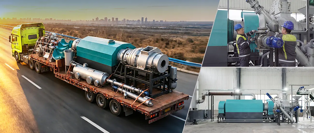 BST-06 Quicker Horno de Carbonización Móvil de Despliegue Rápido para el Lanzamiento ágil de Proyectos
