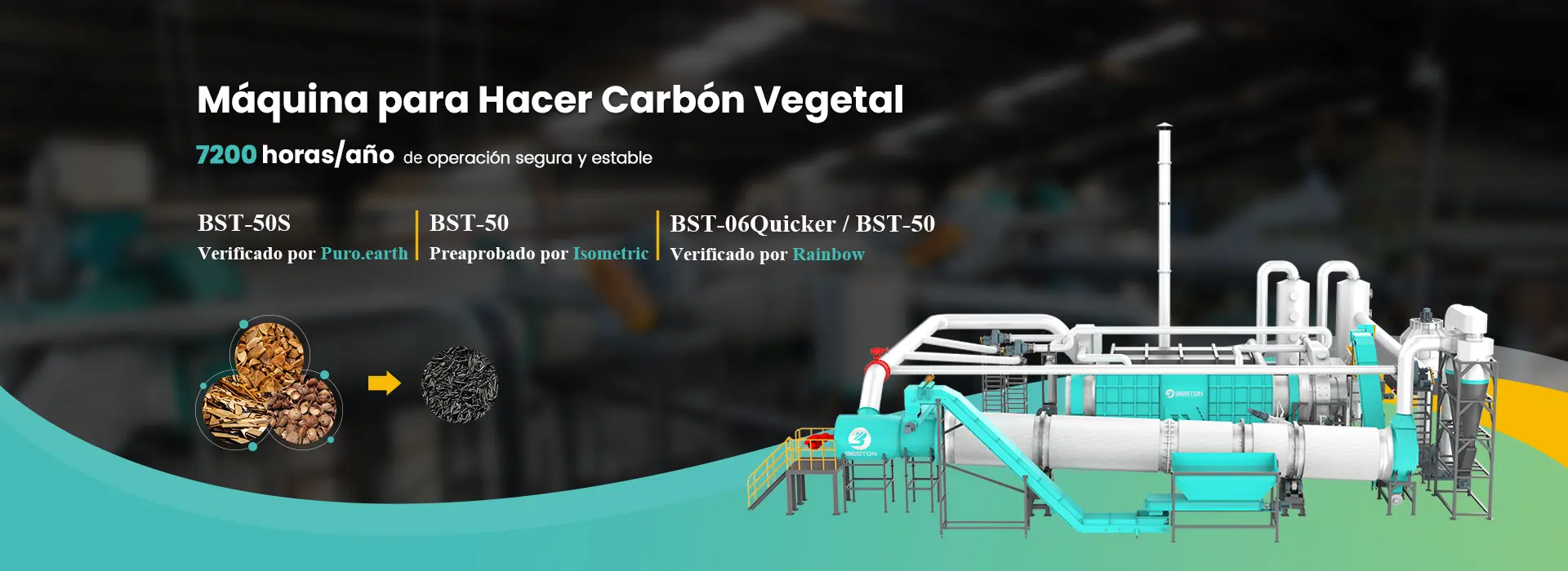 Máquina para Hacer Carbón Vegetal Banner