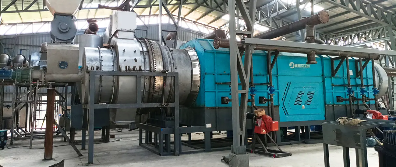 Planta de Carbonización BST-50 Diseñada para Producción a Escala Industrial
